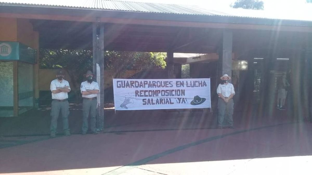 El reclamo de los Guardaparques viene al menos desde el mes de marzo&nbsp;