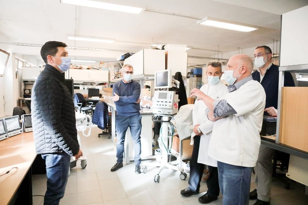 Marcos Koopmann hizo entrega de equipamiento al Hospital&nbsp;