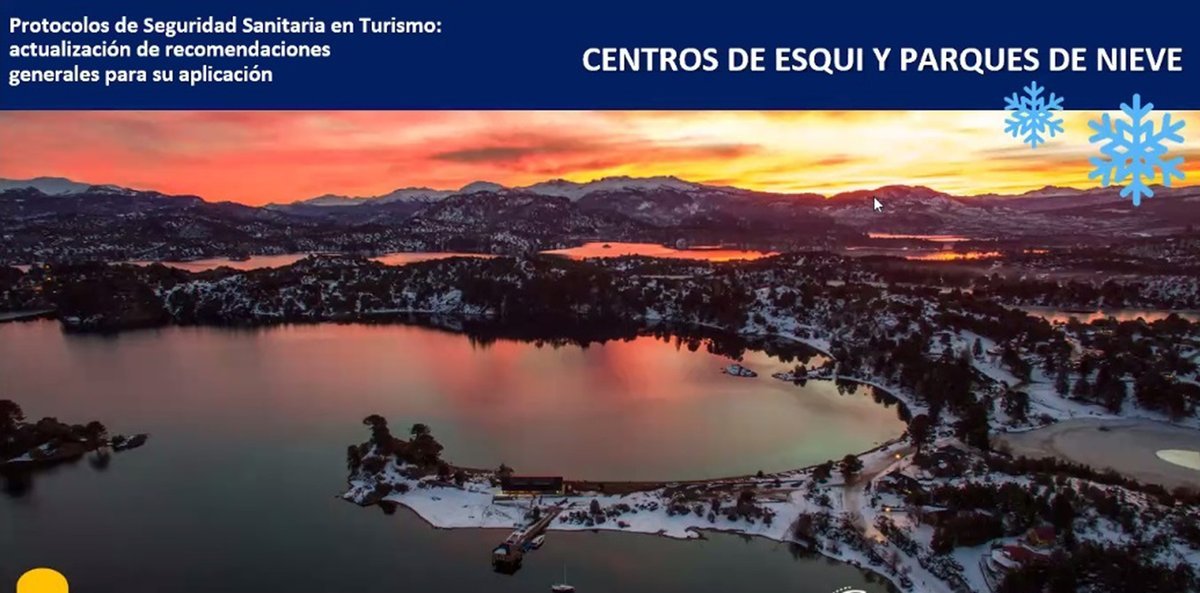 Se llev&oacute; a cabo la capacitaci&oacute;n en Protocolos de Seguridad Sanitaria en Covid 19 para los centros de esqu&iacute; de cara a la temporada invernal.