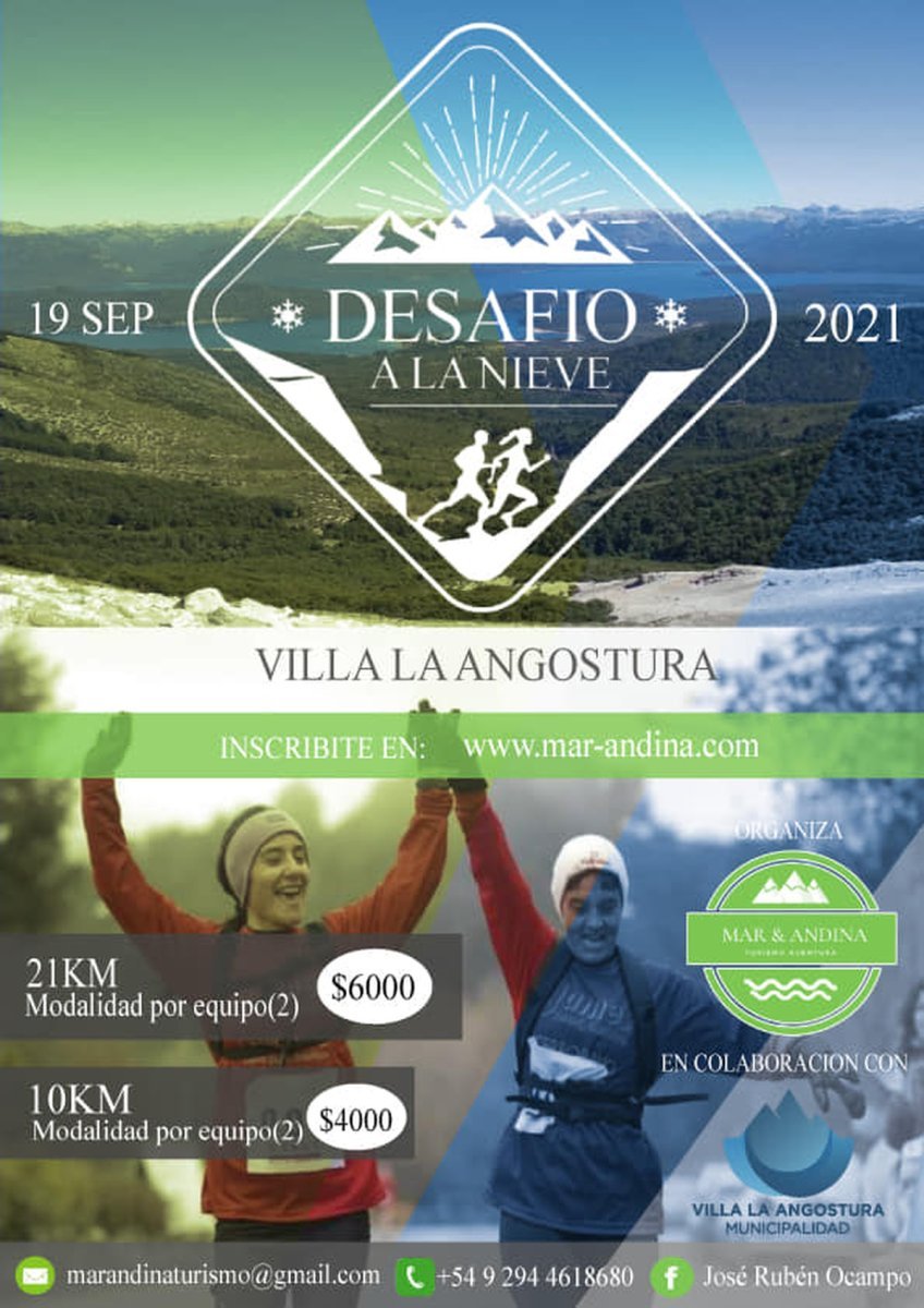 Vuelve una emblem&aacute;tica carrera de trekking a Villa La Angostura con el regreso del "Desaf&iacute;o a la Nieve".