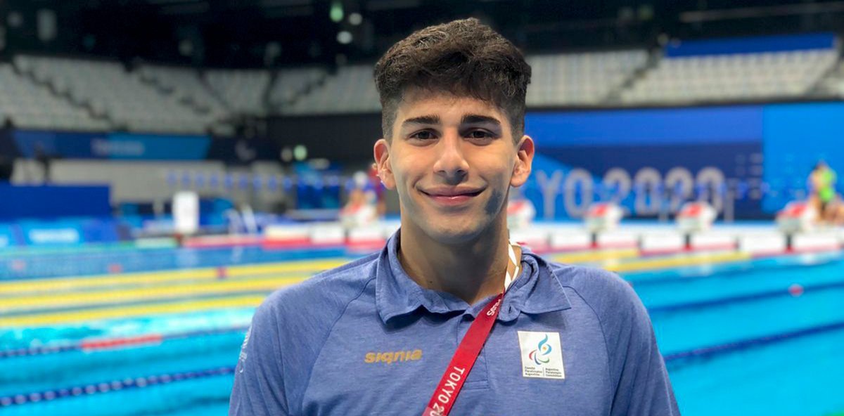 El nadador de Neuqu&eacute;n volver&aacute; a la Argentina con cuatro diplomas de estos Juegos Paral&iacute;mpicos