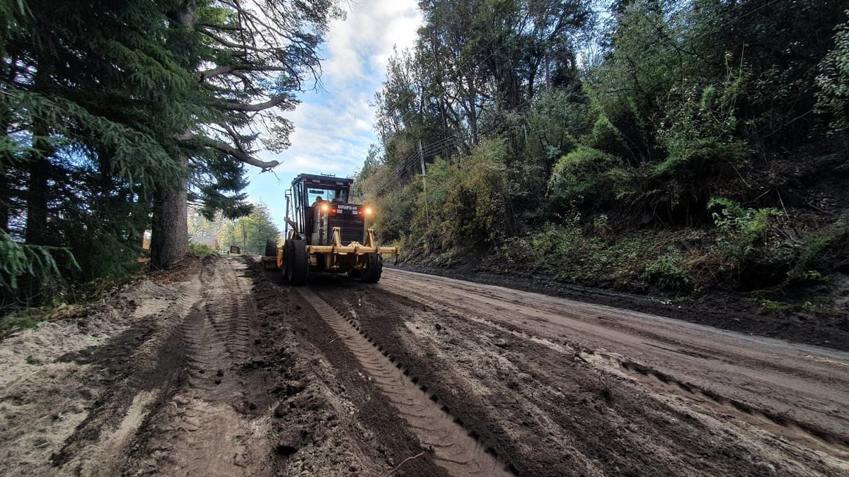 El trabajo de servicios p&uacute;blicos de Villa La Angostura