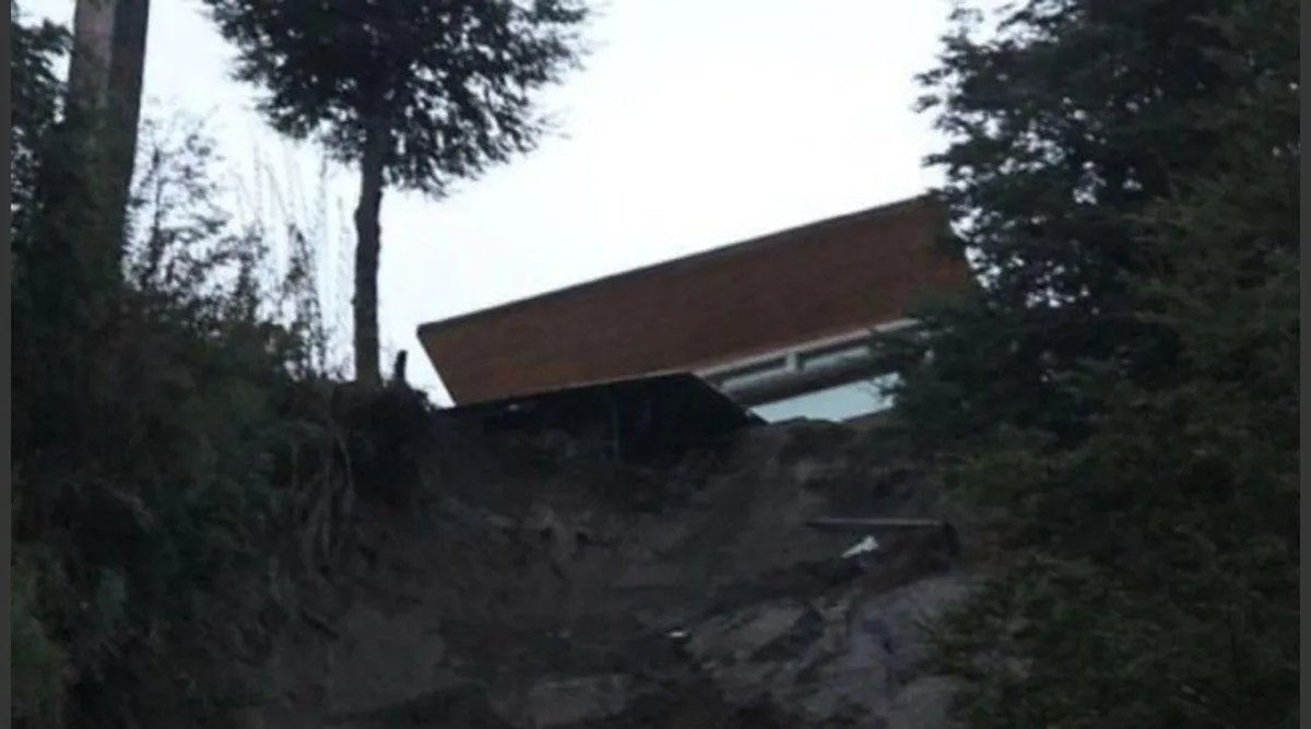 Se voltear&aacute;n los &aacute;rboles con riesgo de ca&iacute;da en la zona donde ocurri&oacute; el alud en Angostura.
