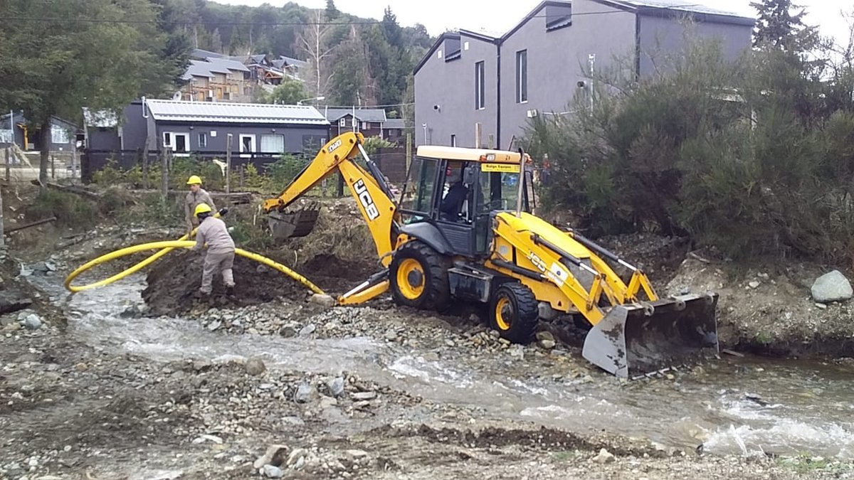 Los trabajos en los macrolotes 1 y 2 de Villa la Angostura