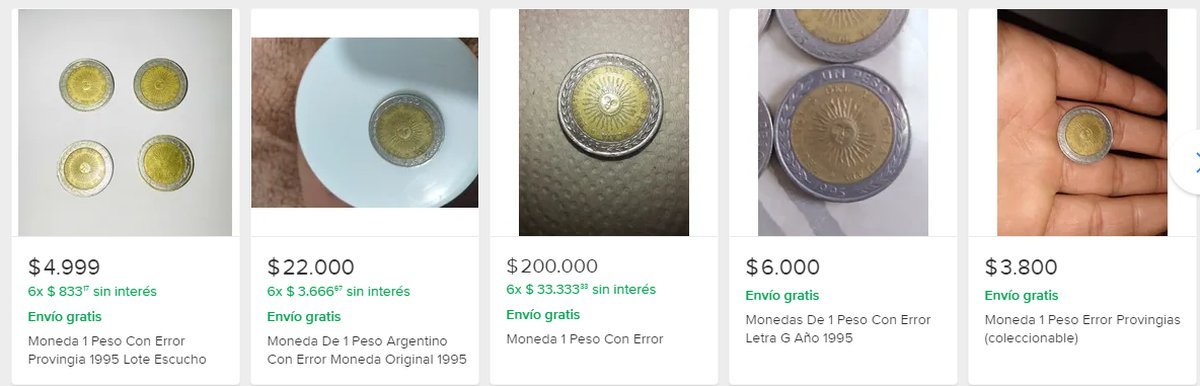 En Mercado Libre y en las redes se pueden observar publicaciones con precios muy diferentes