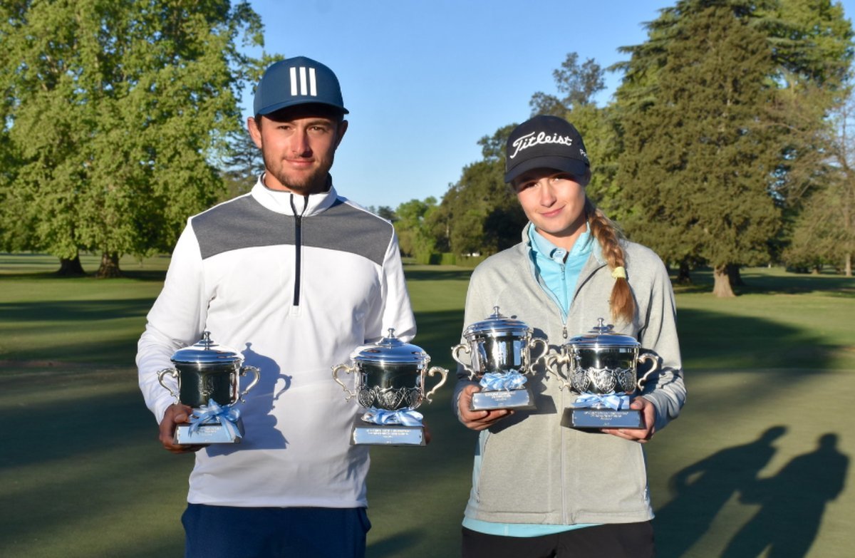 La golfista de San Mart&iacute;n de los Andes Mar&iacute;a Cabanillas se coron&oacute; campeona en su categor&iacute;a.