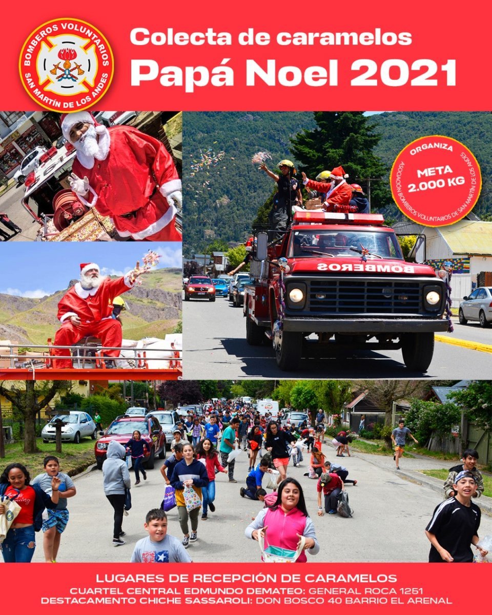 Campa&ntilde;a solidaria de los Bomberos voluntarios de San Mart&iacute;n de los Andes