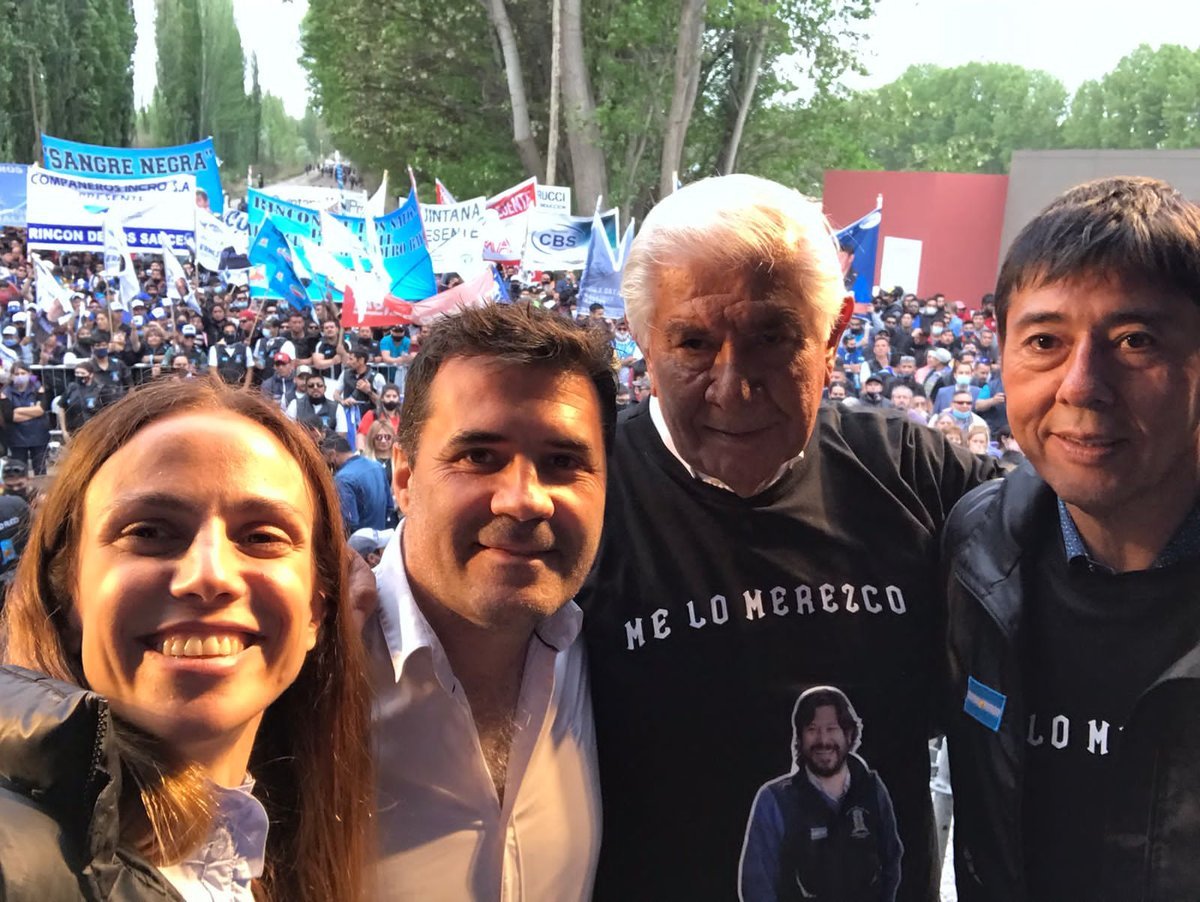 Tanya Bertoldi, candidata del Frente de Todos en Neuqu&eacute;n, estuvo presente en un acto el pasado s&aacute;bado