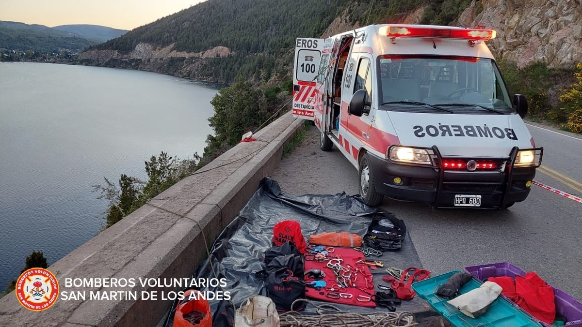 Tr&aacute;gico accidente en el Lago L&aacute;car de San Mart&iacute;n de los Andes