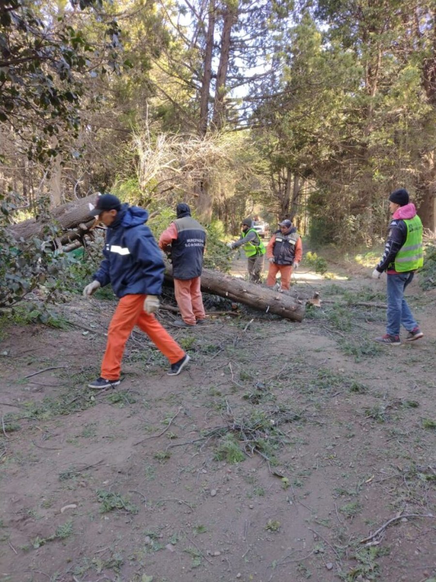 Se sigue trabajando en los efectos que el temporal tuvo sobre la ciudad