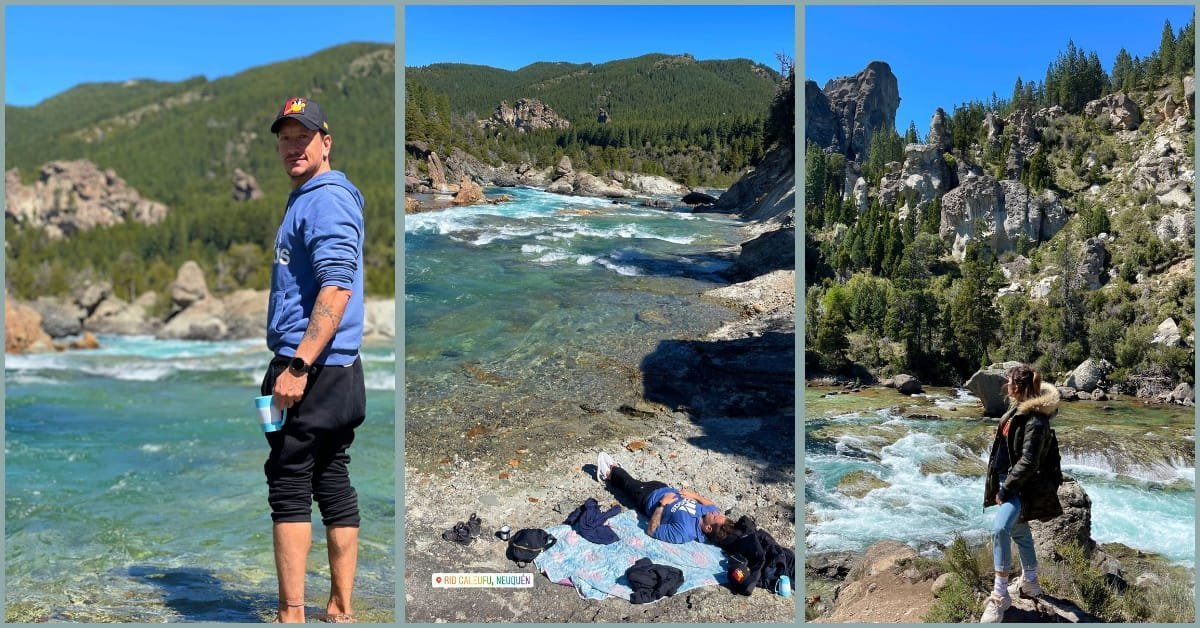 Gime Accardi y Nico V&aacute;zquez disfrutaron de los bellos paisajes de San Mart&iacute;n de los Andes