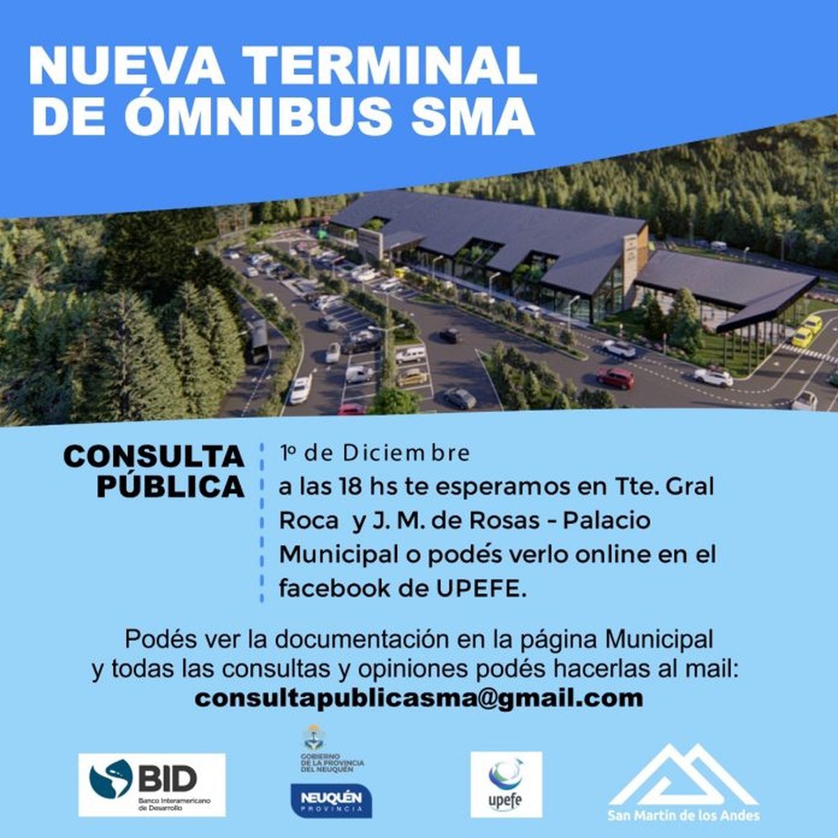 Consulta P&uacute;blica por la Nueva Terminal de &Oacute;mnibus en San Mart&iacute;n.