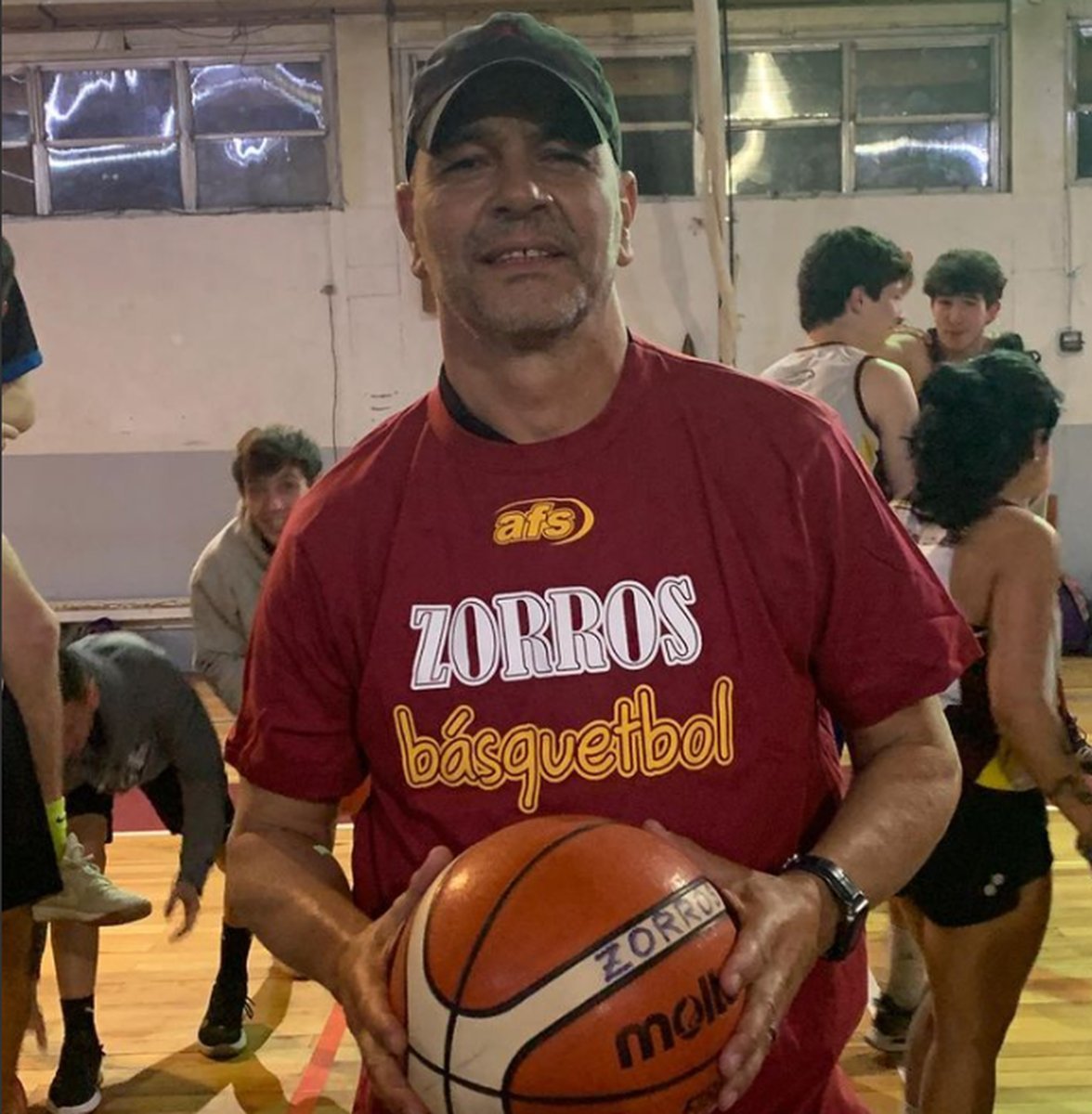 El ex DT estuvo con los chicos de San Mart&iacute;n