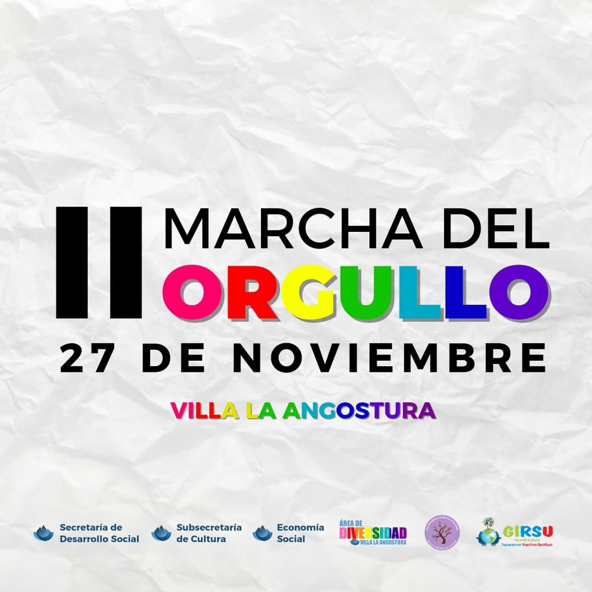 Marcha del Orgullo 2022 en Villa La Angostura.