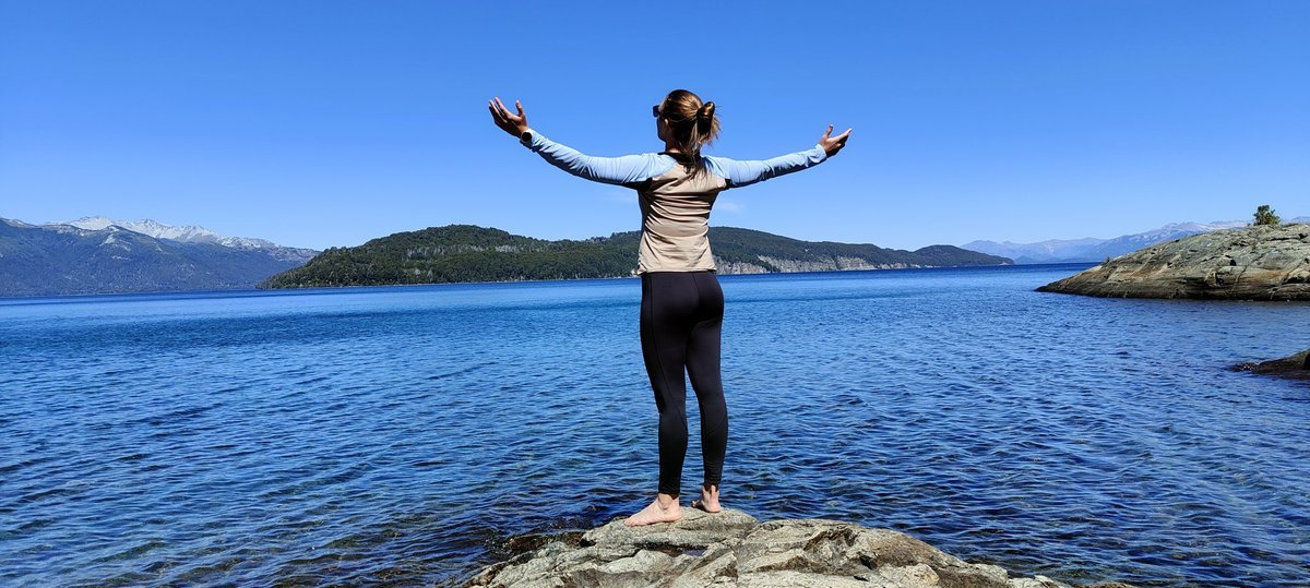 Nadia Podoroska estuvo de visita en Villa La Angostura y Bariloche