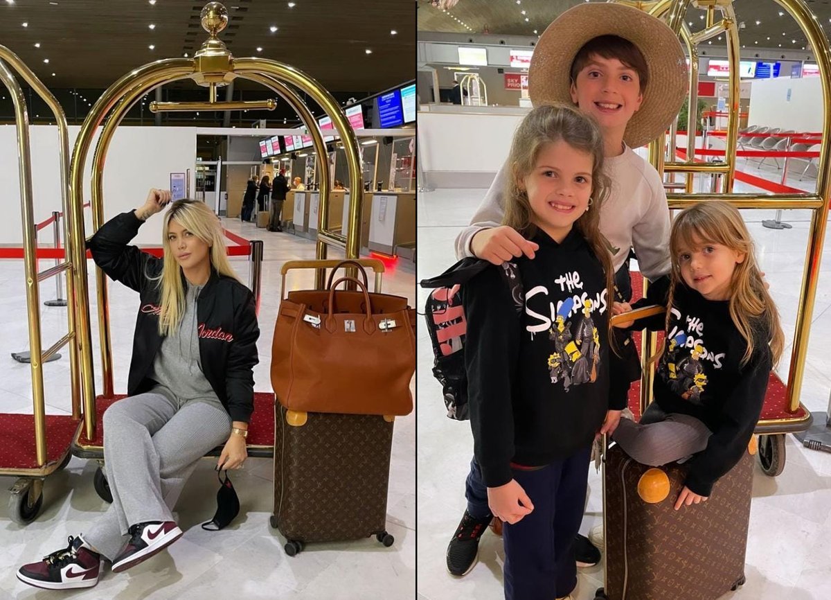 Algunas de las fotos que comparti&oacute; Wanda Nara en Instagram