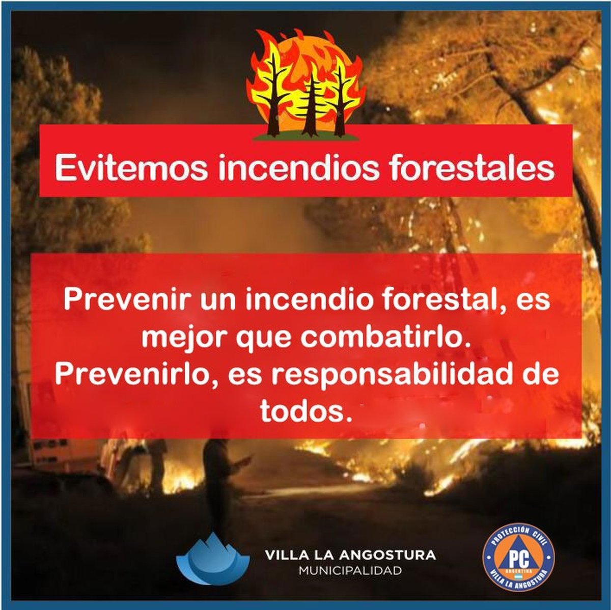 Las advertencias de la municipalidad de Villa La Angostura