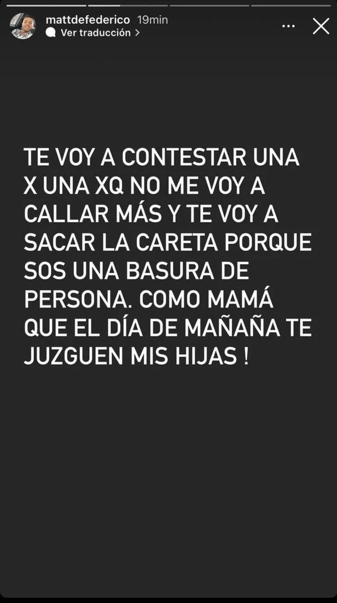 Una de las respuestas de Deferico en redes