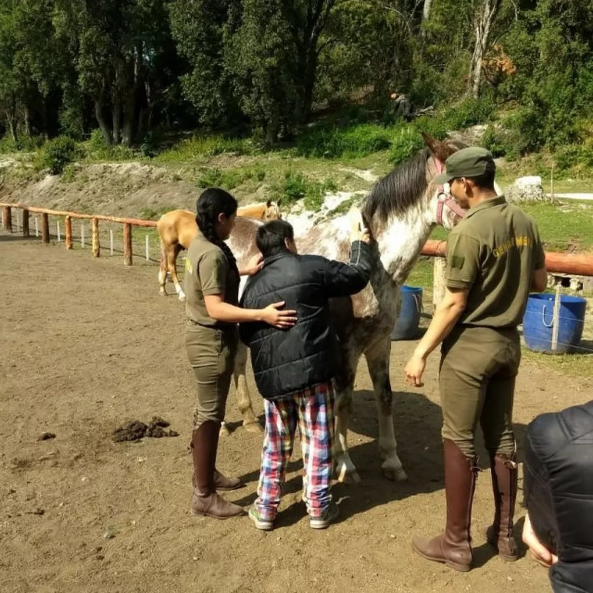 Centro de Equinoterapia para usuarios del CET en Villa La Angostura.