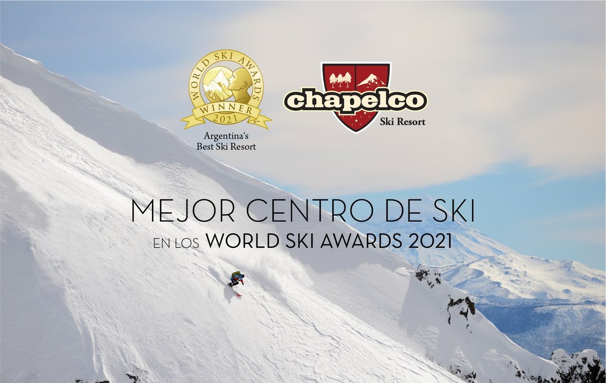 Cerro Chapelco fue elegido como mejor Estaci&oacute;n de Esqu&iacute; de la Argentina 2021.