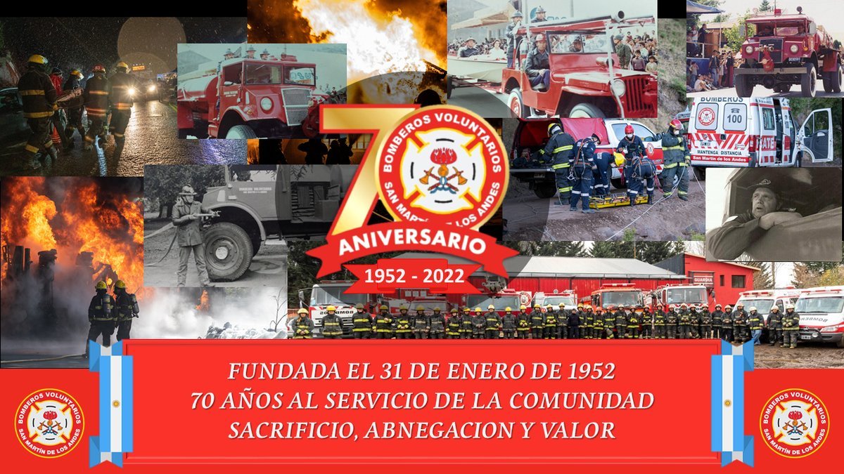 Un 31 de enero de 1952 nac&iacute;a la Asociaci&oacute;n de Bomberos Voluntarios de San Mart&iacute;n de los Andes.