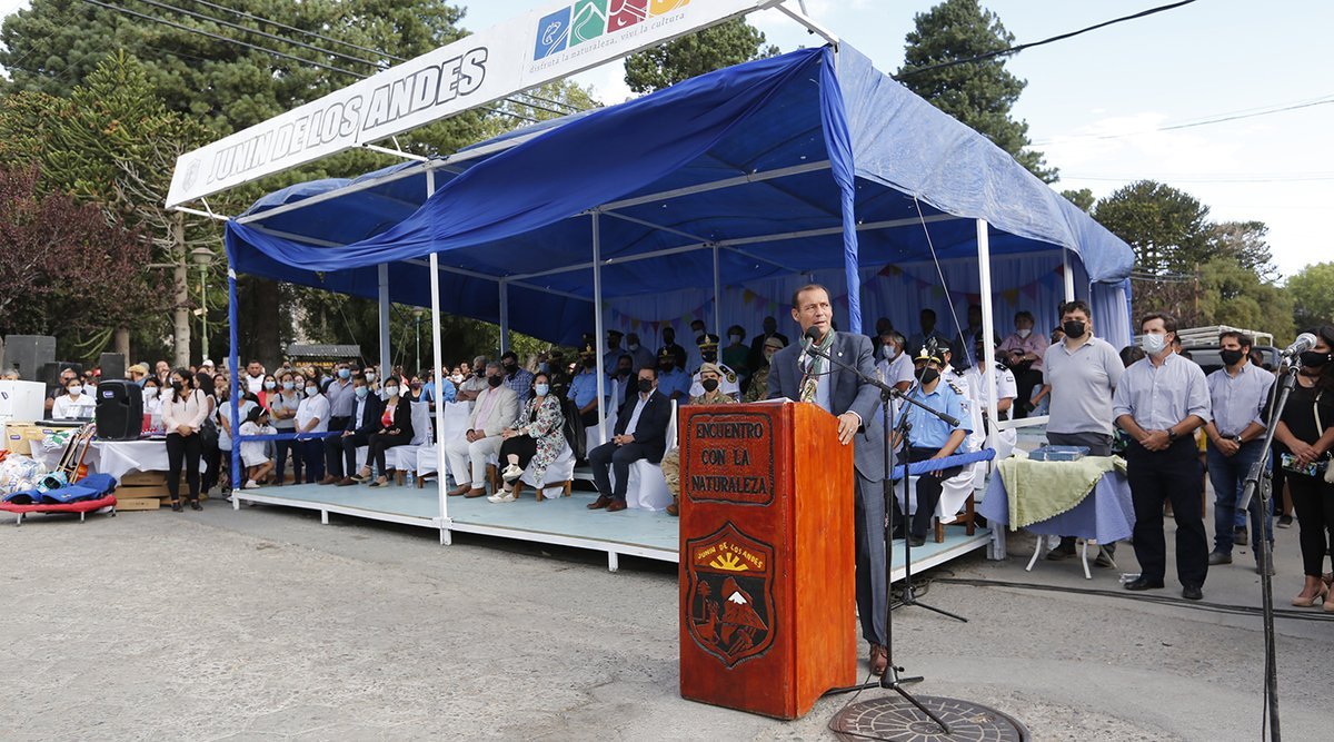 Guti&eacute;rrez fue parte de los festejos de Jun&iacute;n de los Andes