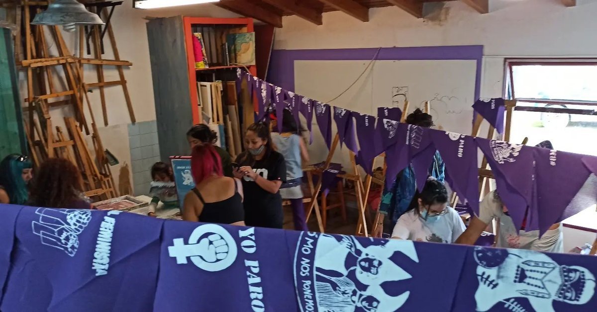 Los pa&ntilde;uelos que se realizaron por parte de la asociaci&oacute;n de Bariloche
