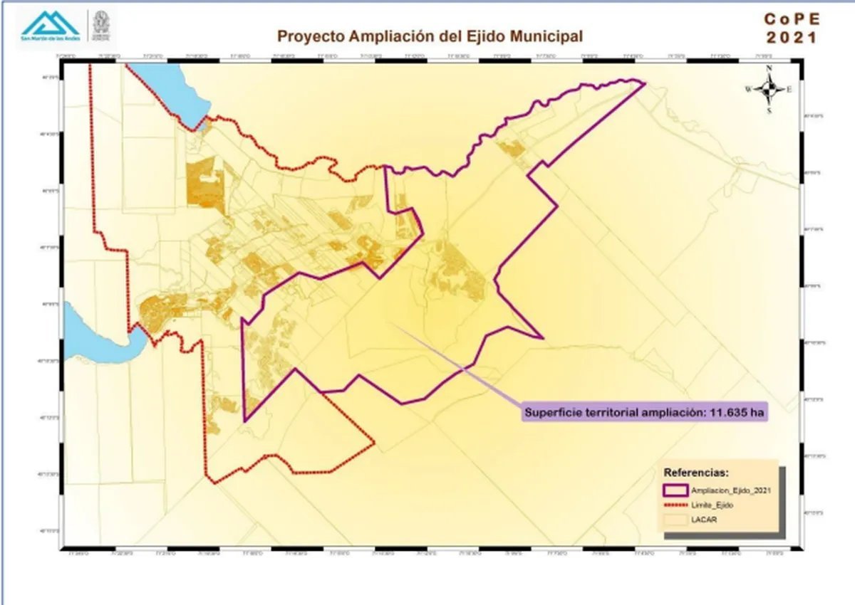 El proyecto de la amplicaci&oacute;n del ejido urbano se tratar&aacute; este a&ntilde;o seg&uacute;n le confirmaron a Diario 7 Lagos