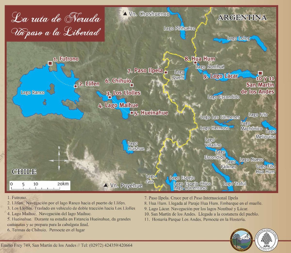 La ruta de Neruda que comparte el Parque Nacional Lan&iacute;n