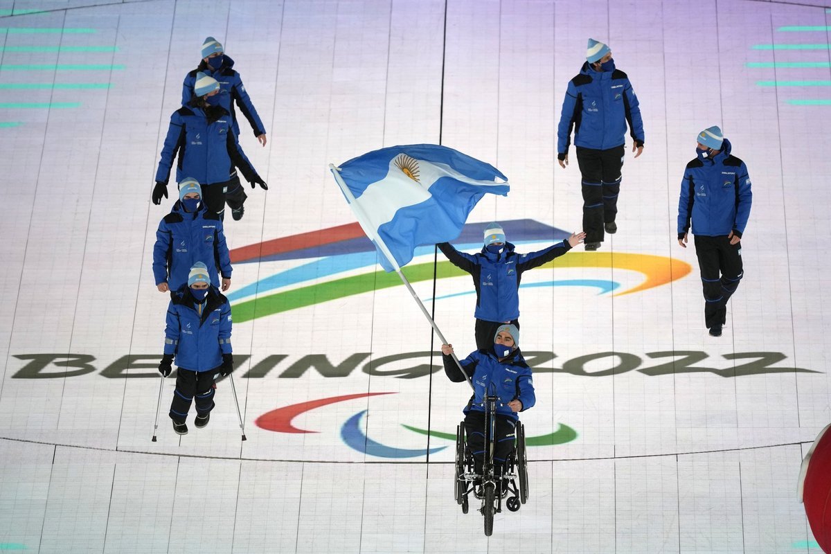 Plantey hab&iacute;a sido el abanderado argentino en la ceremonia de apertura