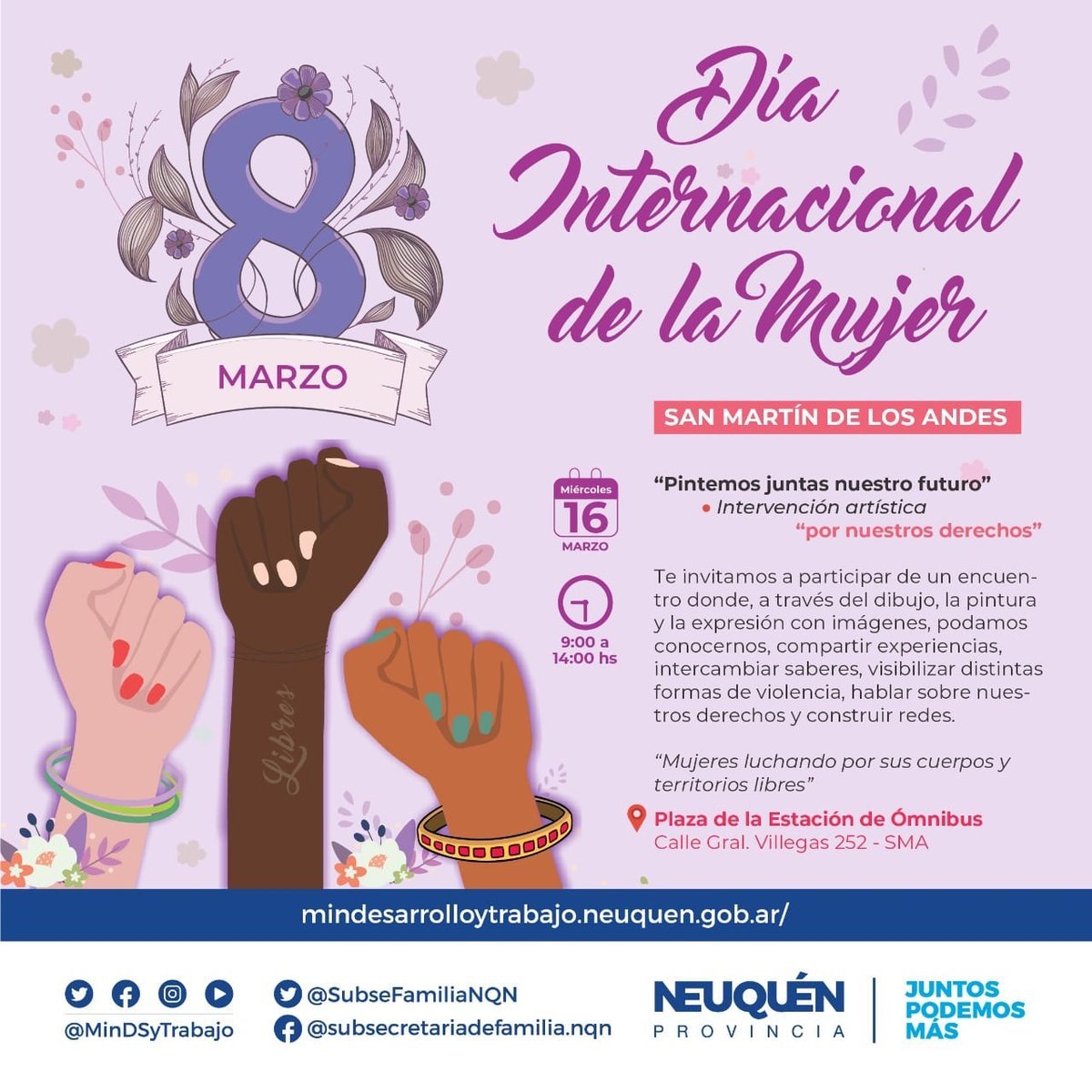Encuentro para mujeres en San Mart&iacute;n de los Andes.