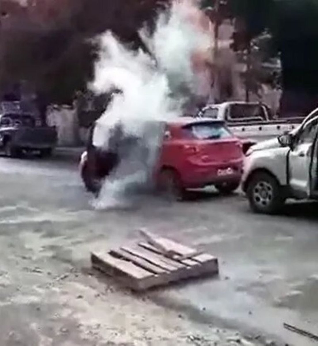 Pelea en pleno centro de Bariloche.