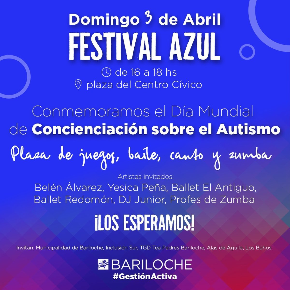 En Bariloche se conmemorar&aacute; el D&iacute;a Mundial de Concientizaci&oacute;n sobre el autismo