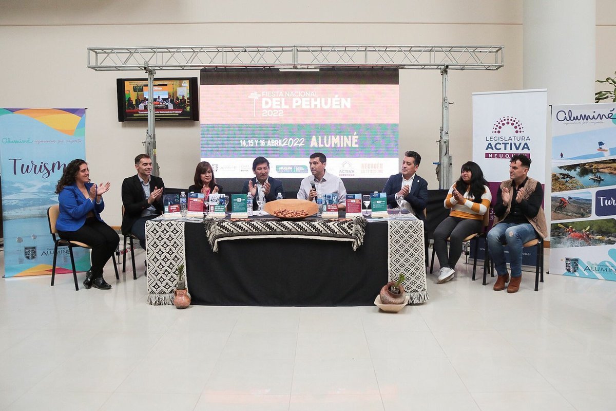 Koopmann encabez&oacute; el lanzamiento de la 13&ordm; Fiesta Nacional del Pehu&eacute;n en Alumin&eacute;