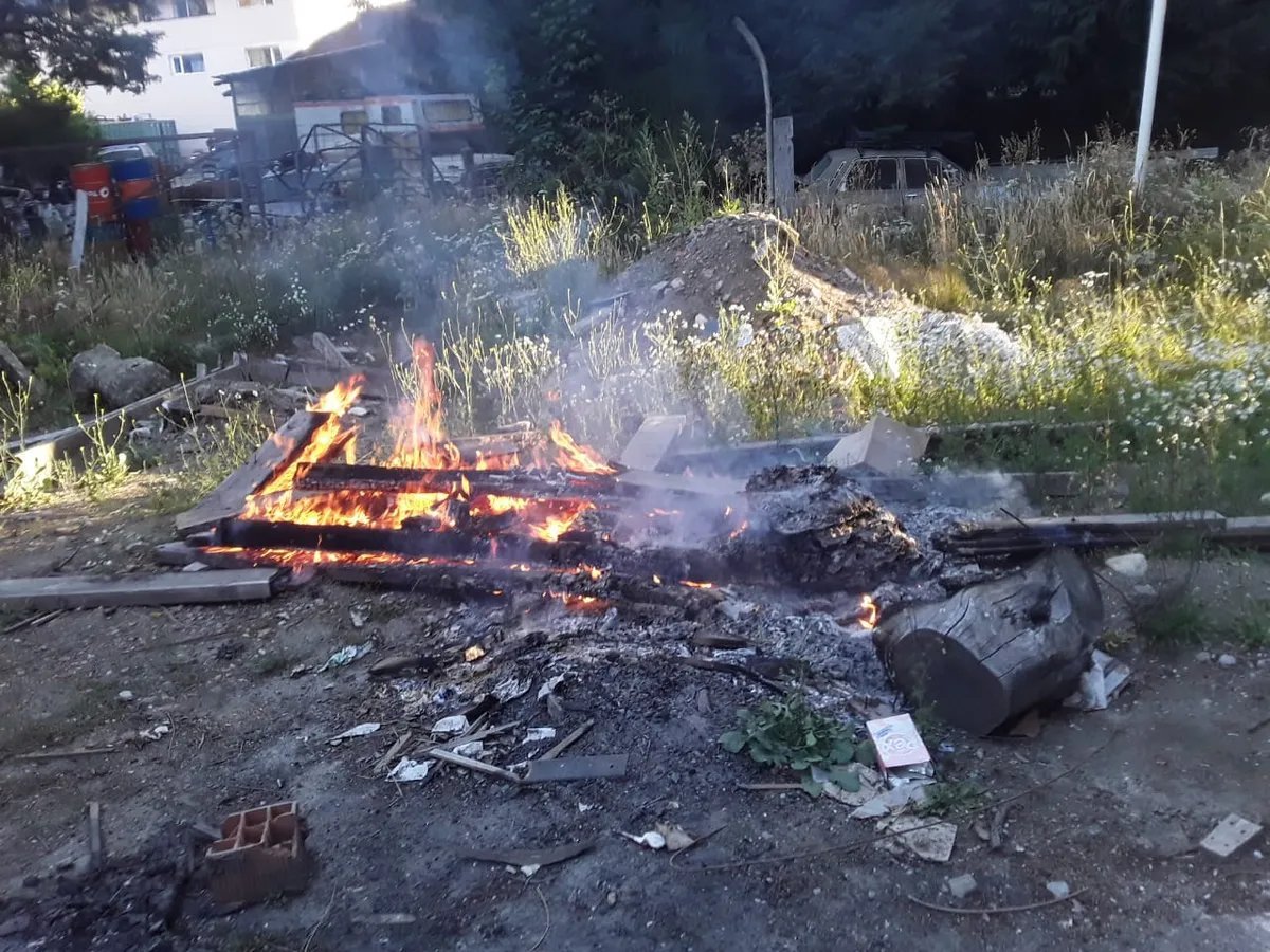 Fogones no habilitados en Villa La Angostura.