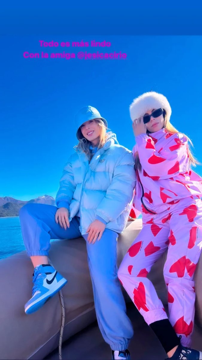 Jesica Cirio y Barby Franco en Bariloche