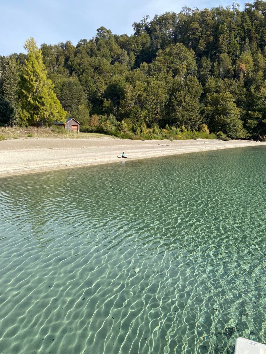 Esta fue la foto que subi&oacute; una usuaria a las redes para destacar la belleza del Lago Espejo de Villa la Angostura