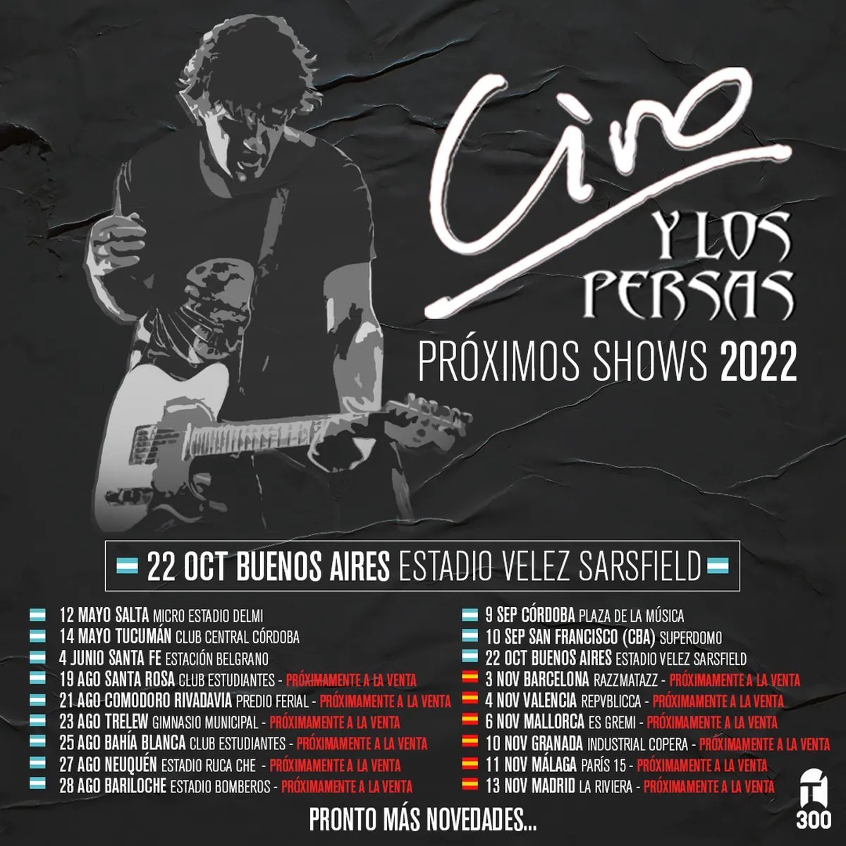 Llega nueva m&uacute;sica y rock a Neuqu&eacute;n y R&iacute;o Negro de la mano de Ciro y Los Persas.
