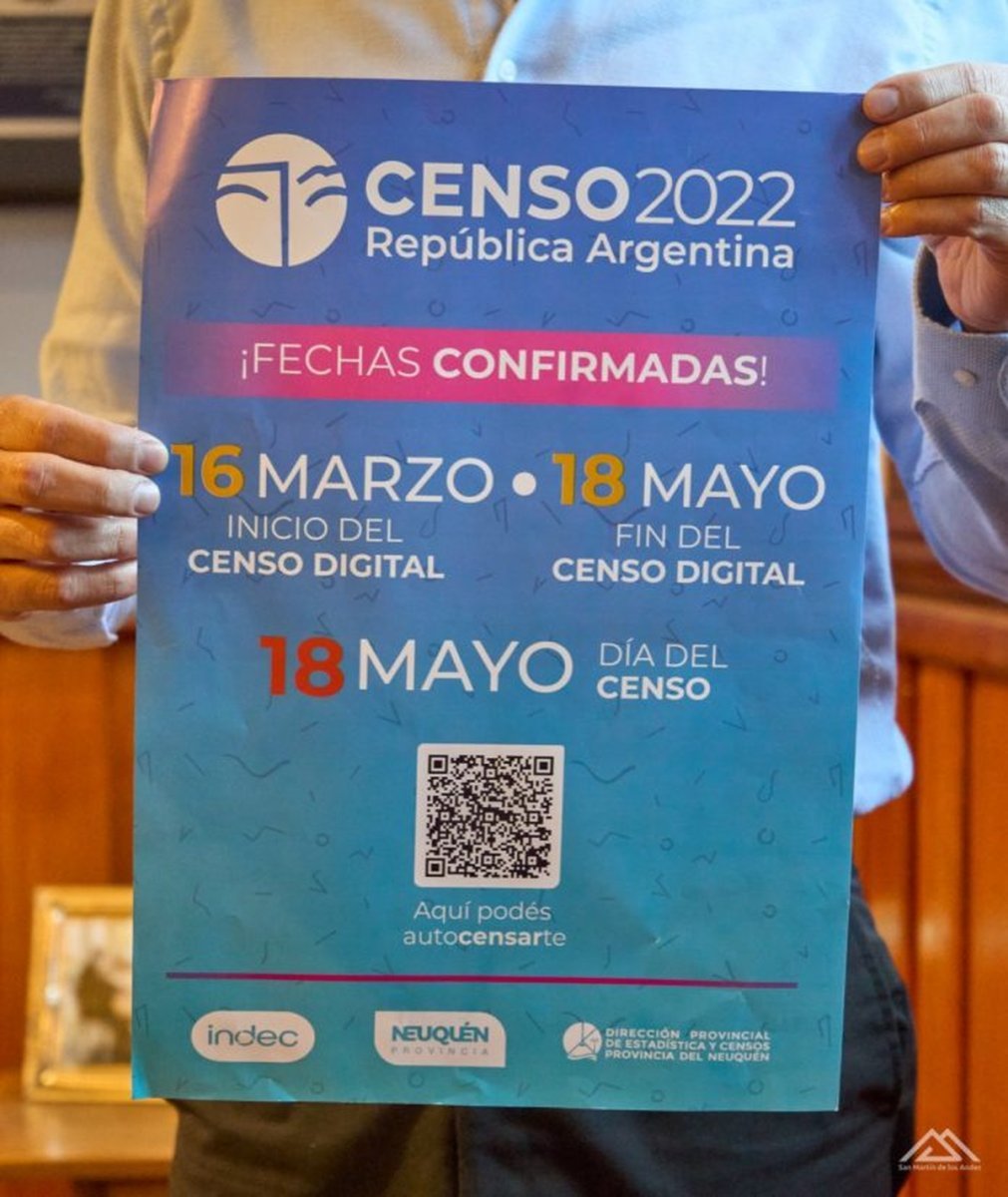 En San Mart&iacute;n de los Andes habr&aacute; cuatro putos para realizar el Censo Digital