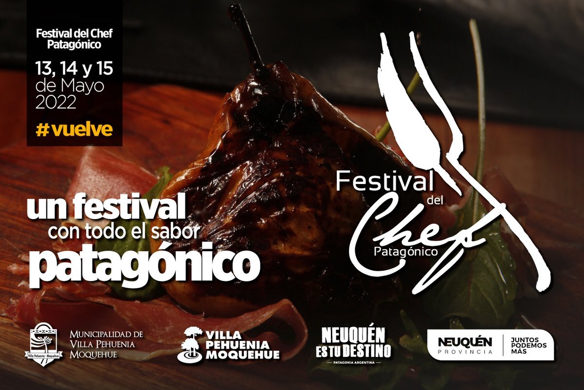 El Festival del Chef Patag&oacute;nico de Villa Pehuenia se realizar&aacute; los d&iacute;as 13, 14 y 15 de mayo.&nbsp;