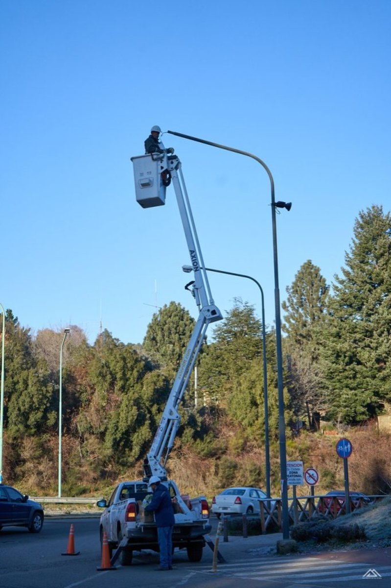 La idea es avanzar por tramos con la iluminaci&oacute;n Led en San Mart&iacute;n de los Andes