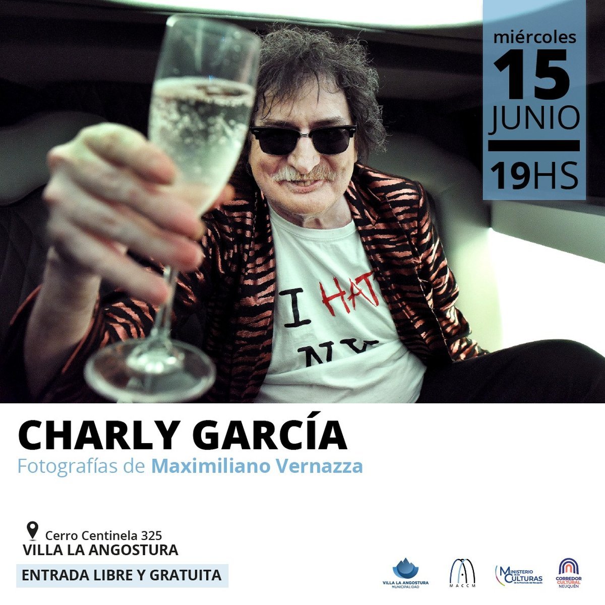 Muestra de Charly Garc&iacute;a en el Museo de Arte Contempor&aacute;neo Conrad Meier de Villa La Angostura.