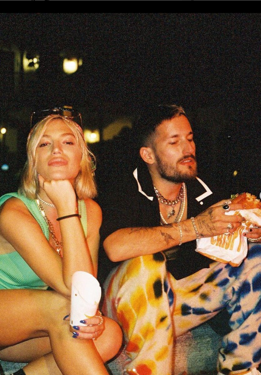 Fotograf&iacute;a de la pareja publicada en Instagram.
