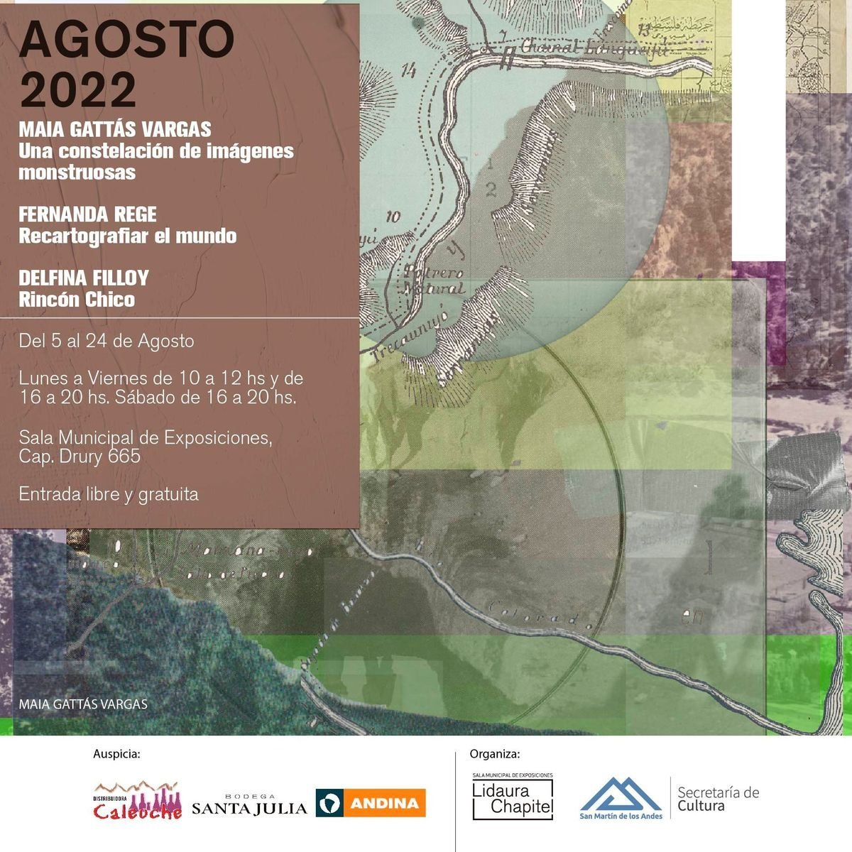 Muestra que llega a San Mart&iacute;n de los Andes.
