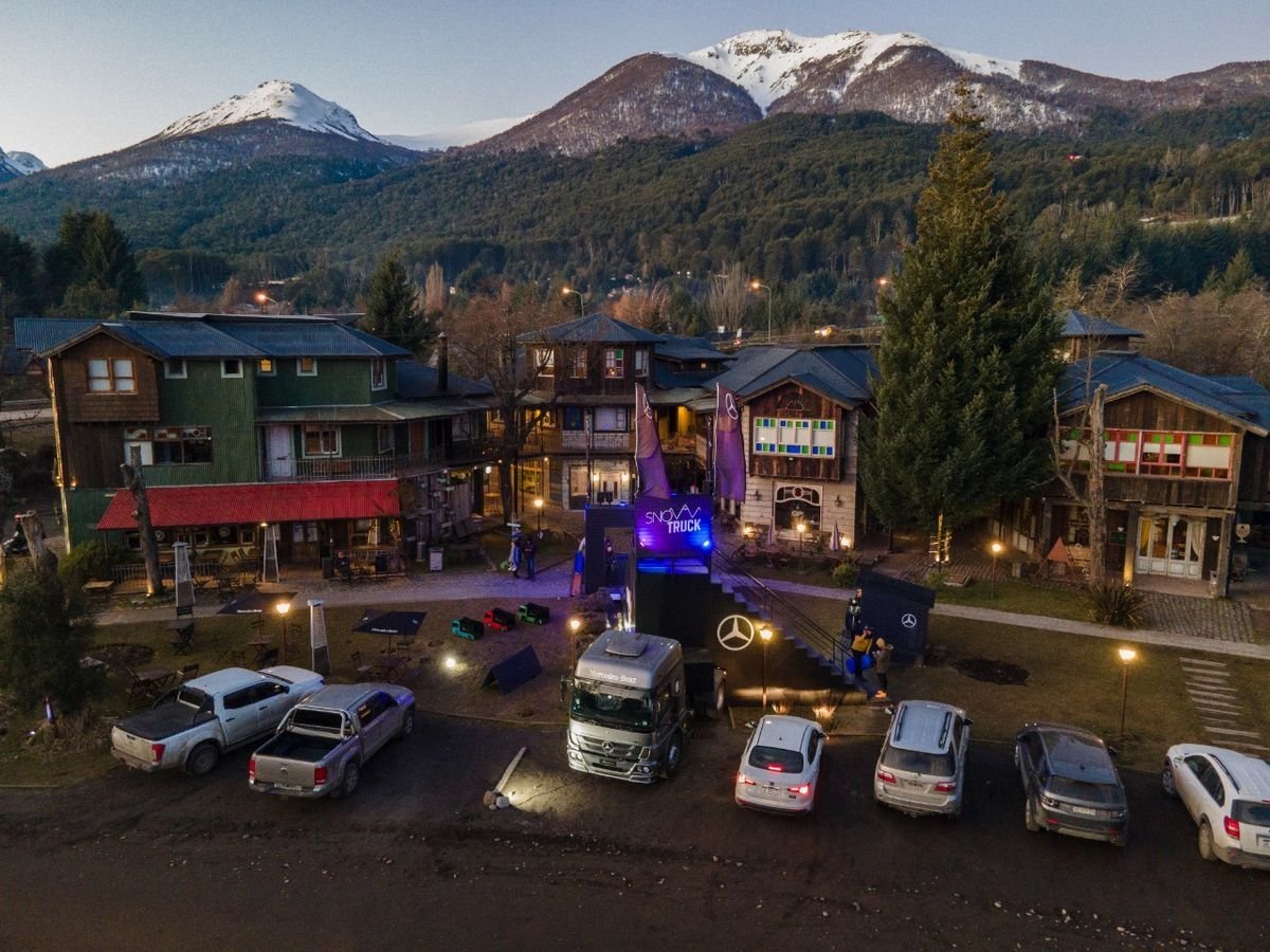 Villa La Angostura: Instalada en El Mercado, el Snow Truck estar&aacute; durante agosto
