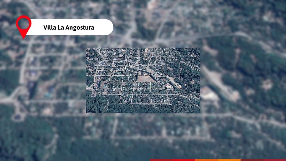 Inmediaciones donde ocurri&oacute; el hecho en Villa La Angostura.