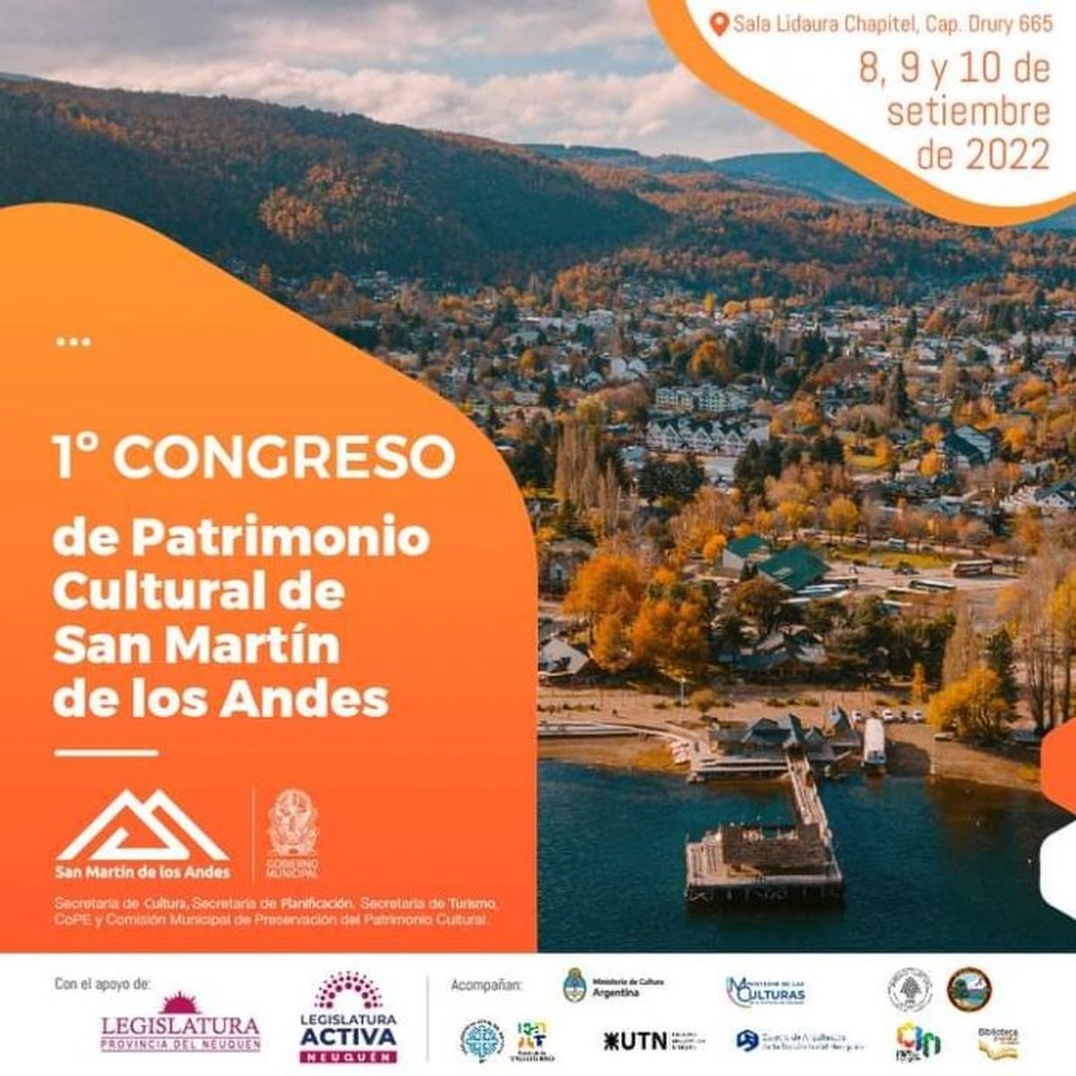 Flyer del Municipio de San Mart&iacute;n de los Andes.