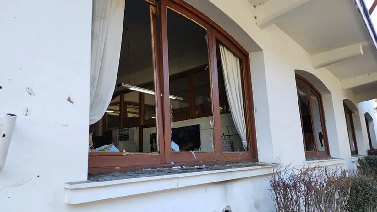 Da&ntilde;os en la municipalidad de San Mart&iacute;n de los Andes.
