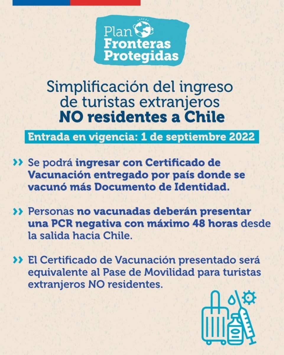 Comunicado del Gobierno de Chile.