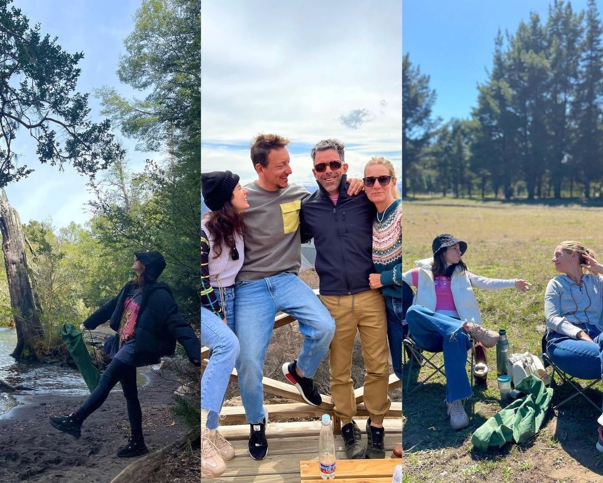 Nico V&aacute;zquez y Gime Accardi en San Mart&iacute;n de los Andes.